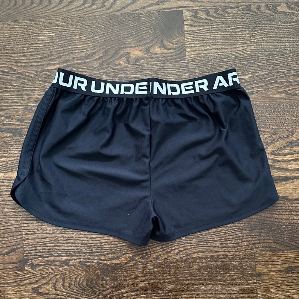 Under Armour Women's Black Athletic Shorts - Picture 5 of 5